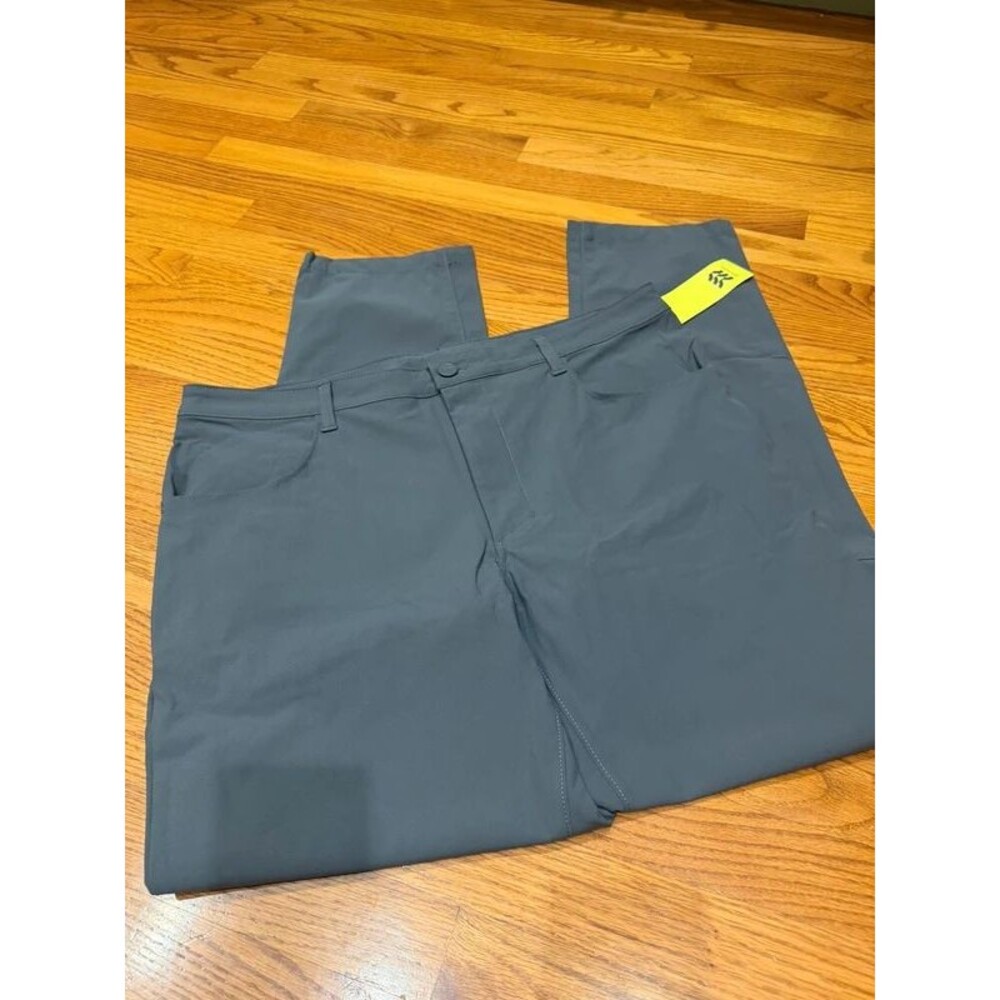 Men's 360 Lifestyle Relaxed Fit 5-Pocket Pants - All In Motion Gray 36x32